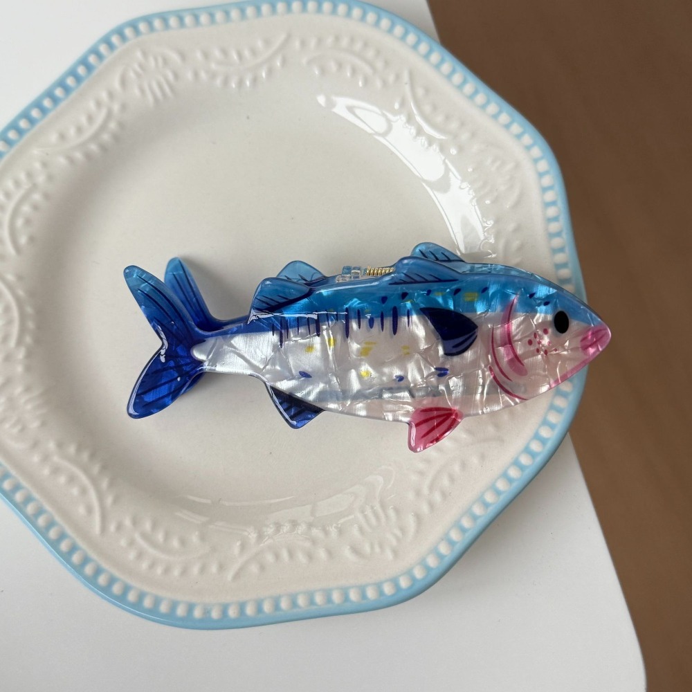 Lifestyle Of Korean - Haarspeld Oceaan Dier Haarklem Tonijn Pvc