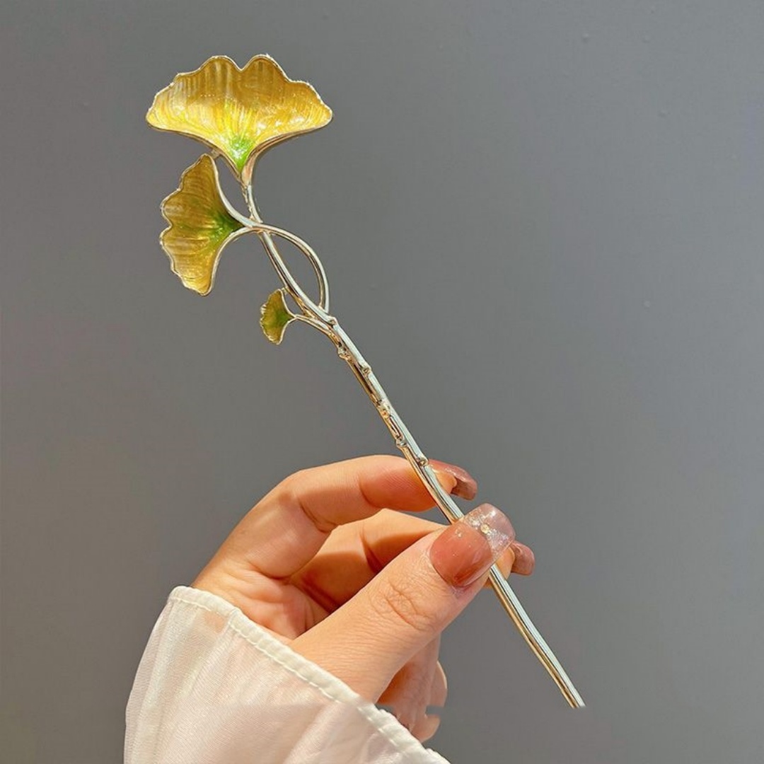 Nieuwe Chinese stijl ginkgo bl - Hanbok Hair Pin recensie en prijs