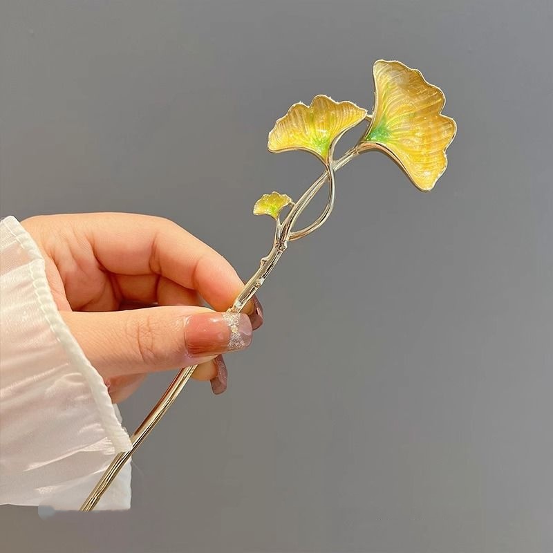 Nieuwe Chinese stijl ginkgo bl - Hanbok Hair Pin recensie en prijs