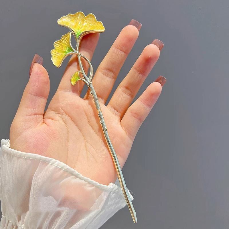 Nieuwe Chinese stijl ginkgo bl - Hanbok Hair Pin recensie en prijs