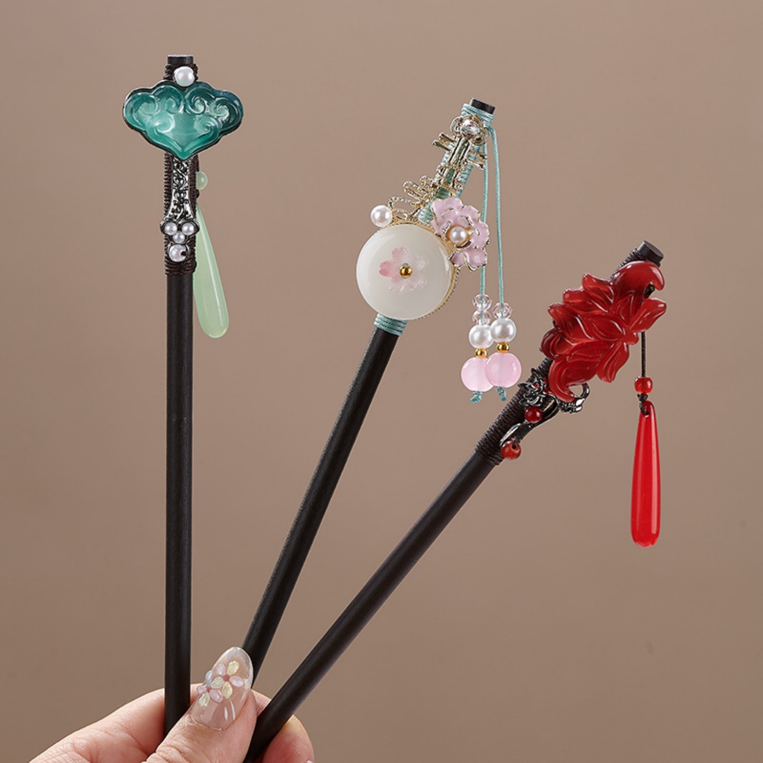 Vintage bloem haarspeld voor v - Hanbok Hair Pin recensie en prijs