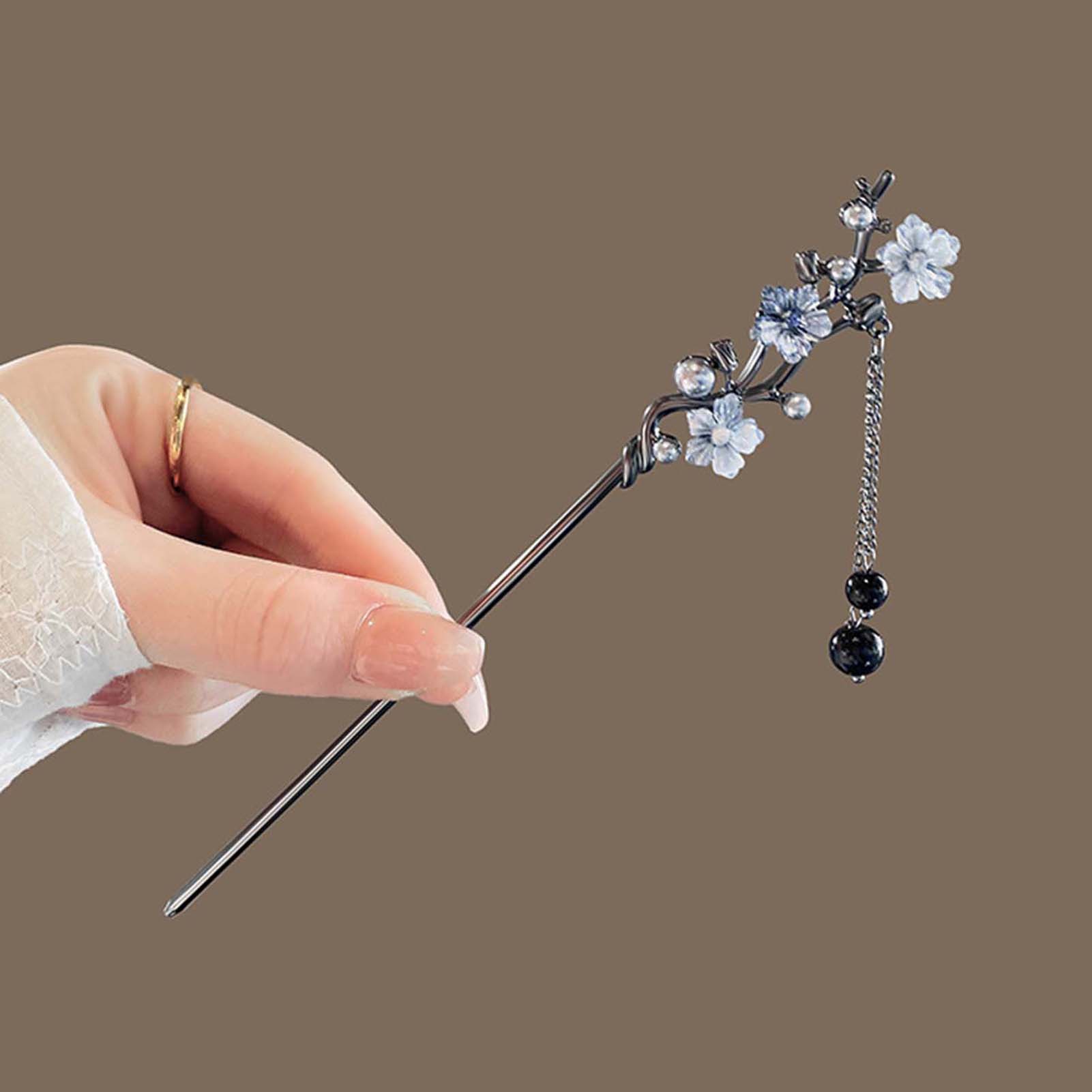 Chinese stijl haarstokjes zwar - Hanbok Hair Pin recensie en prijs