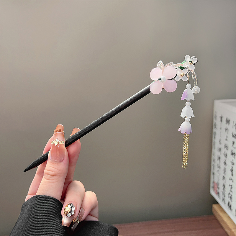 Klassieke kwastje haarstokje z - Hanbok Hair Pin recensie en prijs